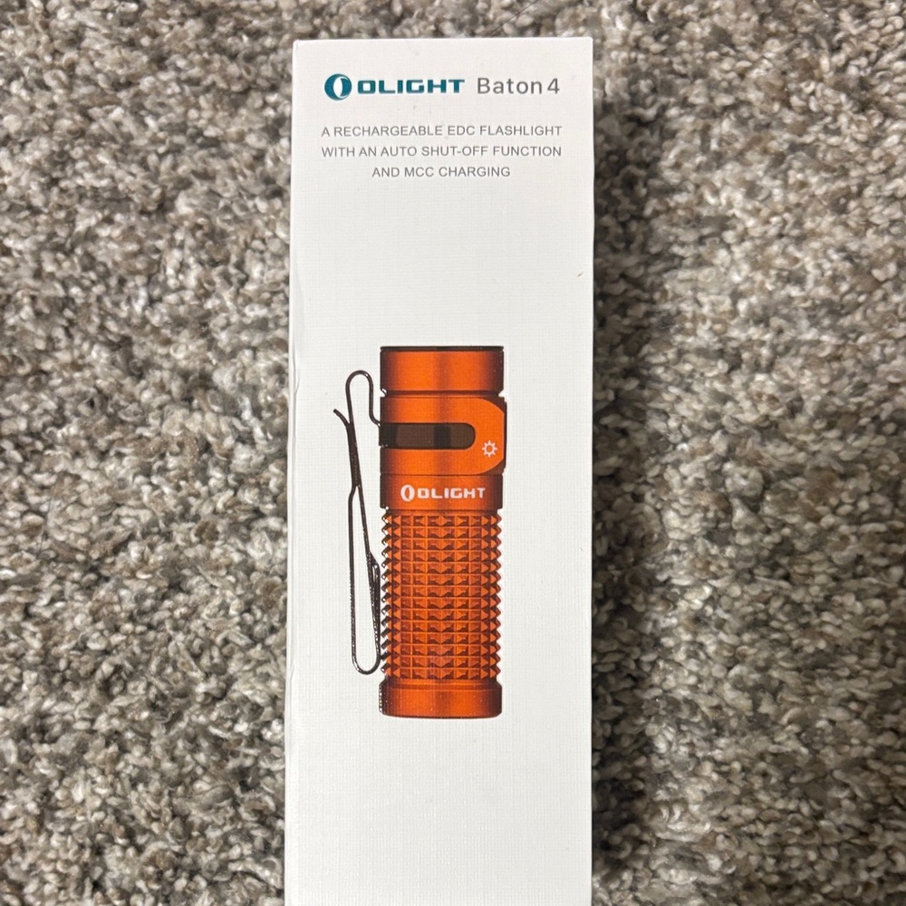 Olight Baton 4 Orange Flashlight